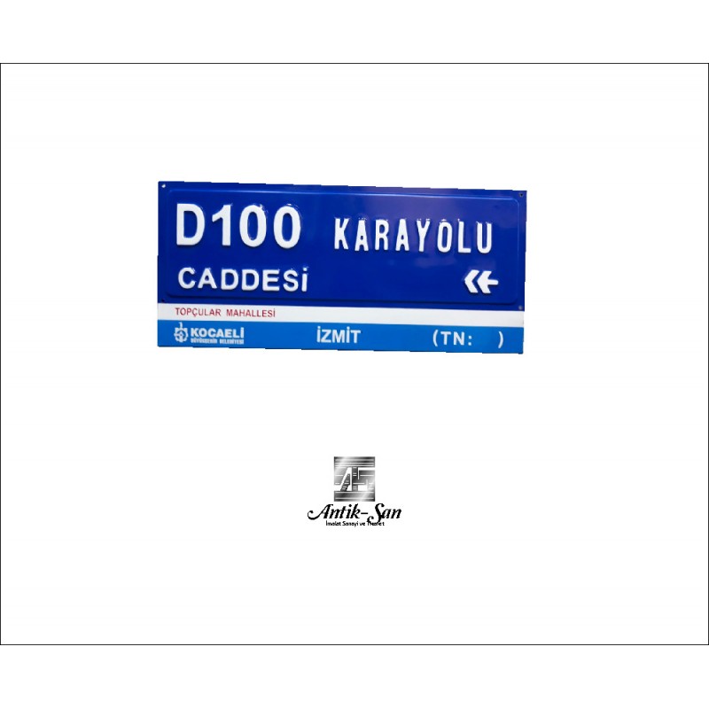 Cadde ve Sokak Tabelaları